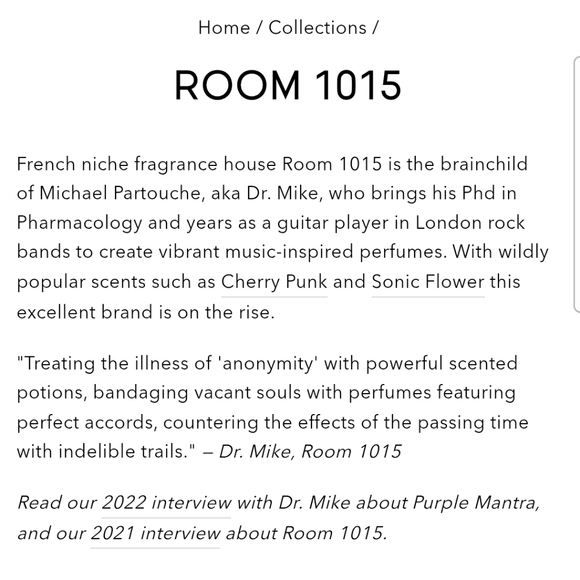 Room 1015 Olfactory Counterculture Discovery Set - Picture 3 of 3